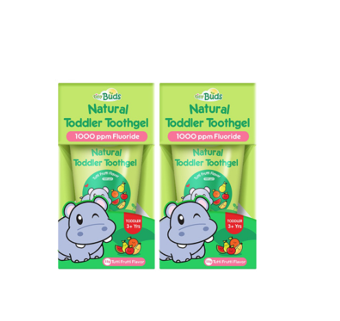 TinyBuds Toddler Toothgel Stage 2 x 2 - Tutti Frutti Flavor