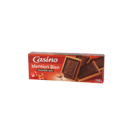 Casino Mention Bien Biscuit Chocolate 150g