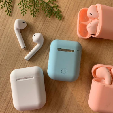 9 Colors TWS Bluetooth Earphone i12 in Pod Touch Earphones Key Wireless Headphone Earbuds Sports