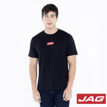 Jag Men's Rugged Boxy Fit Small Logo Tee