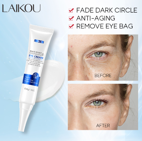 LAIKOU Moisturizing Eye Cream Anti Wrinkle Anti Aging Puffiness Repair Moisturizer 30G