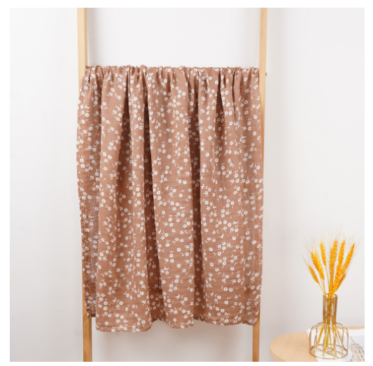 Happyflute Muslin Blanket 70 Bamboo Plus 30 Cotton Baby Swaddle Soft Newborn Bath Towel Baby Wrap Sleepsack Stroller Cover 120x110CM S23