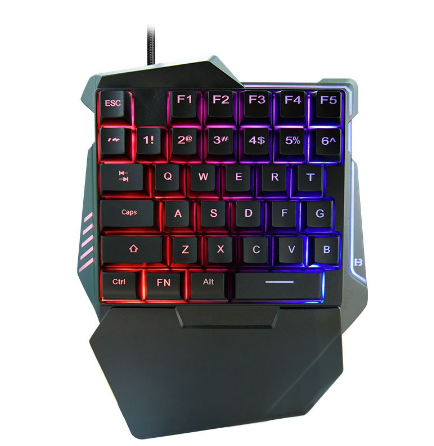 G7 RGB One Hand Gaming Keyboard Wired Gaming Keypad With LED Backlight 35 Keys One-handed Keyboard