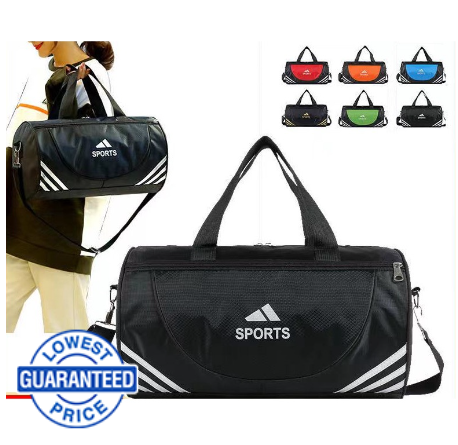 Yoga Bag Fitness Bag Sports Men's And Women's Large Travel Bag Portable Cylindrical Sports Bag