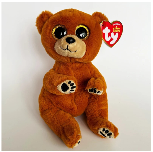 15cm TY Beanie Bellies Scully the Brown Pirate Bear Stuffed Animals 15cm Soft Doll Toy Christmas Gift Kids Toys Kawaii Plush C4