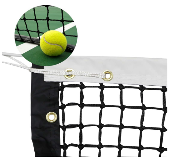 ProGoal Tennis Net 42FT Professional Heavy Duty Nylon Net, Compatible with All Standard Tennis Posts, Included Indoor Outdoor Court
