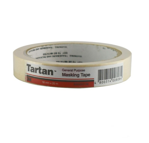 Tartan Masking Tape - 18 mm x 20 m
