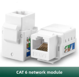 Direct Selling Six Types of Cat6 Network Module Computer Module Keystone Jack RJ45 Keystone Jack Module Connector