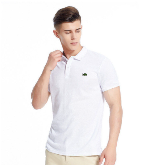 Men's polo Shirt Short Sleeved t-Shirt Loose Summer Lapel Thin Top
