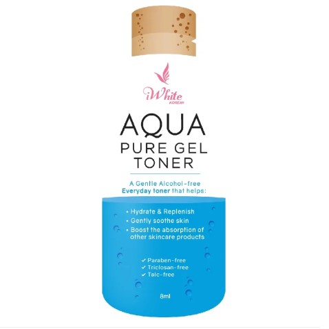 iWhite Korea Aqua Pure Gel Toner Sachet 8ML