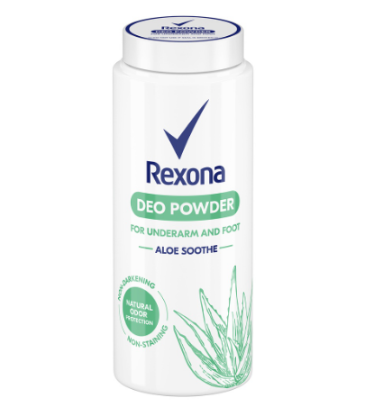 Rexona Deo Powder Aloe Soothe for Underarm and Foot 80g