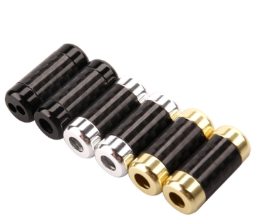 1 Pcs Carbon Fiber Earphone Cable Splitter Y Shape Splitter