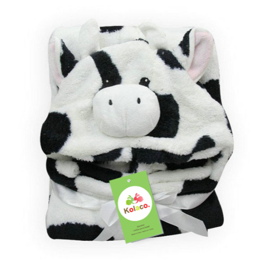 Ready Stock Hooded Baby Blanket Swaddle Bath Robe Towel Flannel Kids Newborn SB12