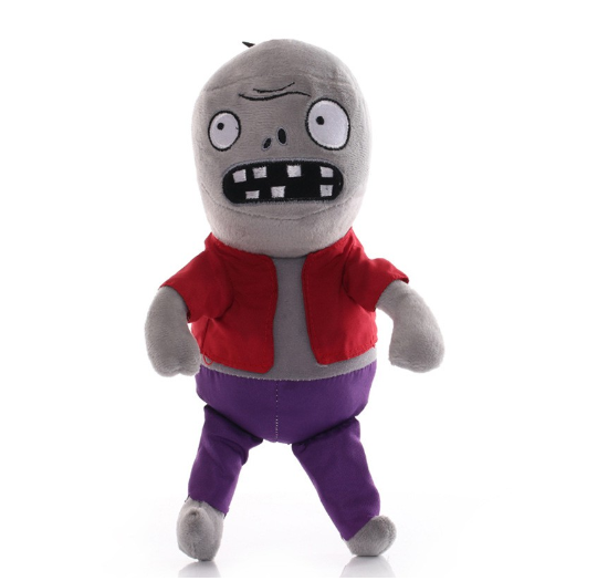 30CM Plants vs Zombies Plush Doll Peashooter SplitPea Clown Zombie Figures Soft Stuffed Toys Kids Halloween Gift Z10