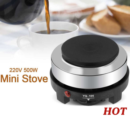500W Electric Stove Portable Induction Cooker Electric Coffee Stove Mini 5-Speed Cooking Plate