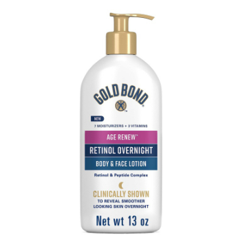 Gold Bond AGE RENEW RETINOL OVERNIGHT BODY & FACE LOTION 7OZ/13OZ