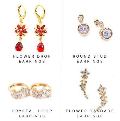 Fashion Crystal Earrings