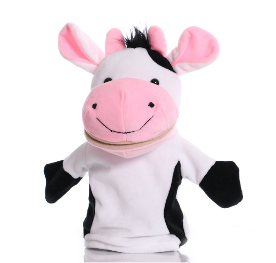 Animal Hand Puppet Cartoon Plush Toys Educational Pretend Telling Story Doll Kid Gifts 019