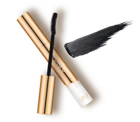 O.TWO.O Gold Mascara Waterproof Long Lasting Curling Eyelashes Extension Black Color Beauty Cosmetic