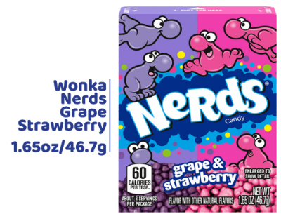 Nestle Nerds Grape Strawberry Hard Candy 46.7g