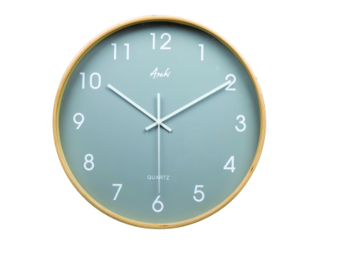 Asahi W 7010 Round Wall Clock 14 inches