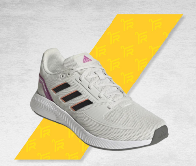 Adidas Run Falcon 2.0 Shoes Crystal White/Core Black/Grey Four