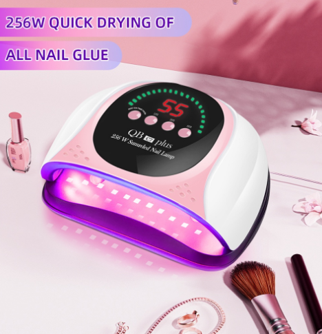 256W Nail Drying Lamp UV LED Lamp For Gel Polish Lamp With Motion Sensor Nail Dryer Machine Nail Supplies For Professionals
