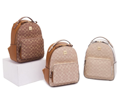 How.R.U Original 2024 Korean Backpack Leather For Women High School College School Bag  30*25*15cm