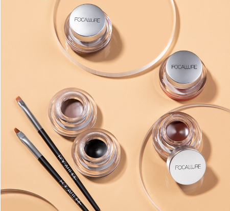 FOCALLURE Gel Eyeliner Cream Profesional 5 Colors Long Lasting Eyebrow Gel Makeup