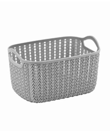 NEST DESIGN LAB Knit Basket Storage Basket Gray Amazing Gift Idea For Any Occasion!