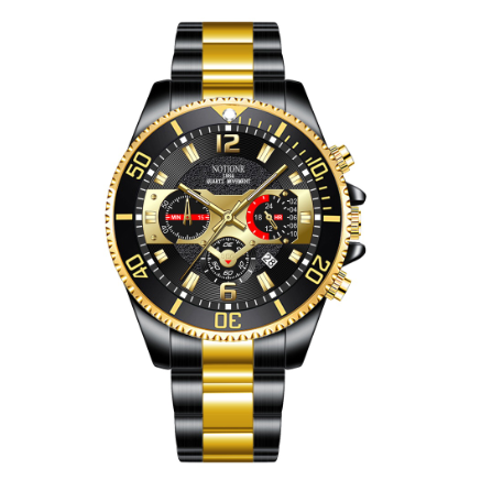 POSHI Original Top Brand Men's Luxury Waterproof Green Water Ghost Automatic Date Quartz Watches M4