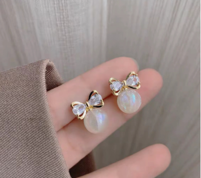 New Style Korean Geometric Metal Large Irregular Earrings good quality