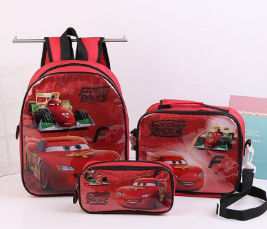 3 In 1 Frozen Spiderman Kids Backpack For Kids Boys Girls School Bag Lunch Box Pencil Case Beg Sekolah Bagpack 3in1 Bag Backpack Set