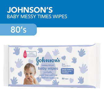Johnson's Baby Wipes Messy Times - 80s