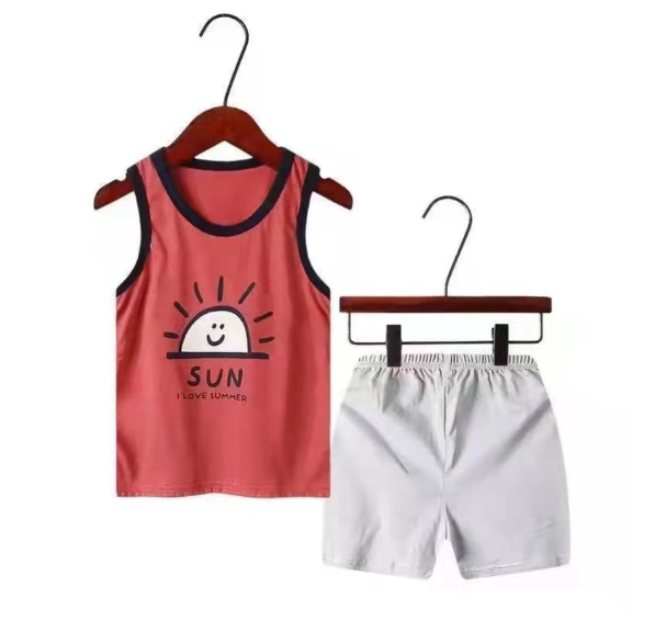 Baby Corp (0-4Y) Boy Clothes Terno for Kids Boys Fashion Sando Shorts Set Summer Tshirt D8