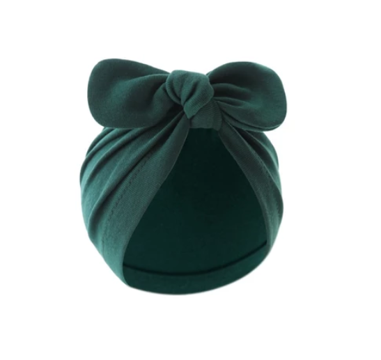 Some Baby Bowknot Beanie Hat Large Turban Hat for Newborn Boys Girl 0-12M Soft Breathable Headdress Universal Photo Hat BH3