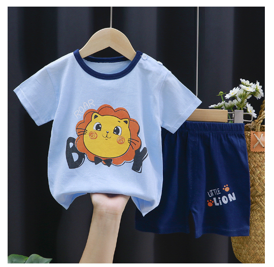 Boy Clothes Corp Terno for Kids Boys Fashion Sando Shorts Set Summer Terno For Kid Boy D6