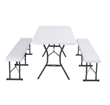 JPS Foldable Bench Chair Heavy Duty Lifetime Use