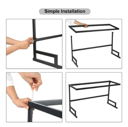 Space Saver Over Sink Dish Drainer Rack