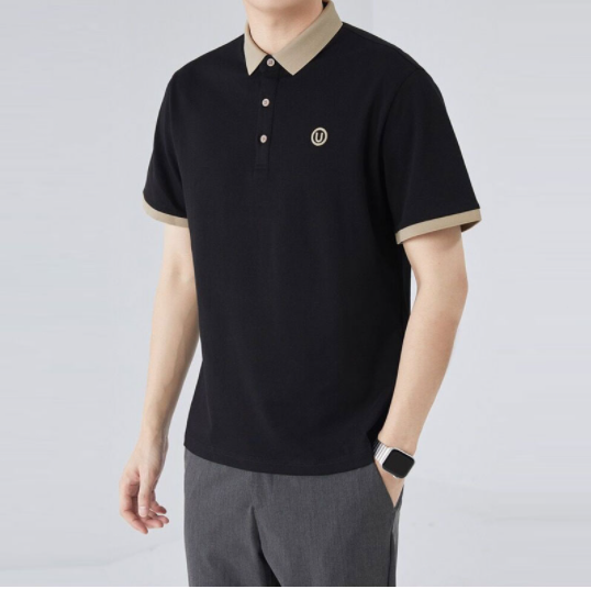 Summer Golf Polo T-Shirt For Men Casual Cotton Short Sleeve Polo Shirt For Man