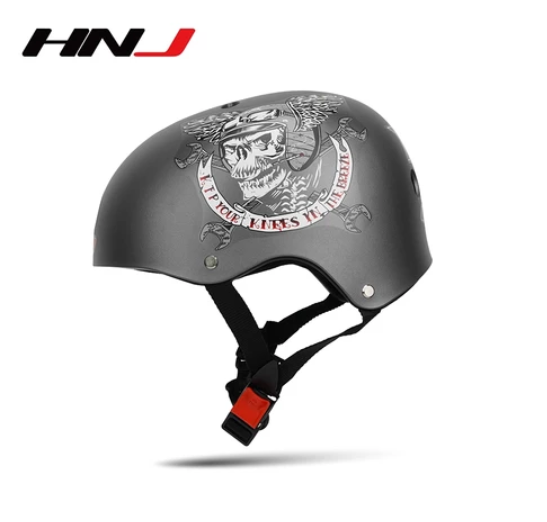 HNJ MOB-AA W-D Motorcycle Bike Nutshell Helmet Open Face Skateboard Helmets HNJ38
