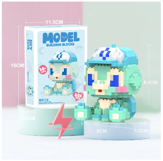 Building Block Toys Educational Toy Gift for Girls Desktop Decoration Cute LinaBeII L16