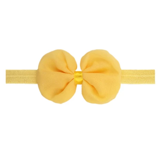 Baby Bowknot Hairband Girls Elastic Hairband Newborn Photography Headband Hair Acessories H6