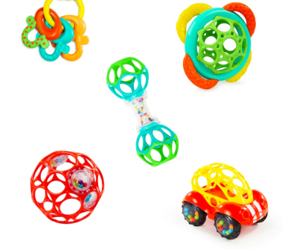 Kids II Bright Starts Soothers & Shakers 5 Pcs Playset