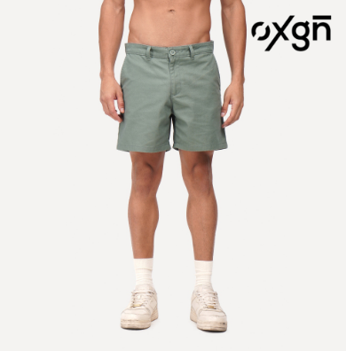 OXGN Generations Urban Chino Shorts For Men (Sage Green)