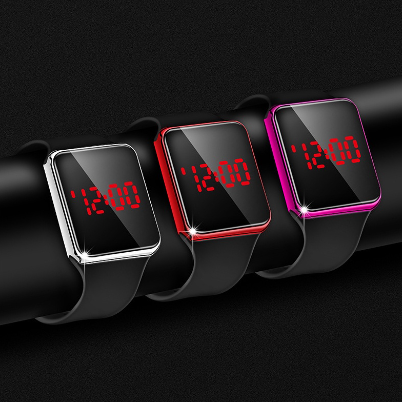 Unisex LED Digital Sports Watch Fashion Silicone Strap Watches