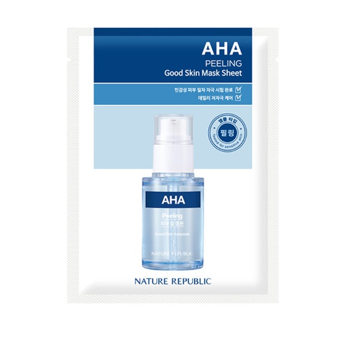 Nature Republic Good Skin AHA Mask Sheet 1+1