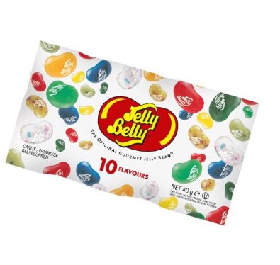 Jelly Belly 10 Asstd. Flavors Peg Bag 40g