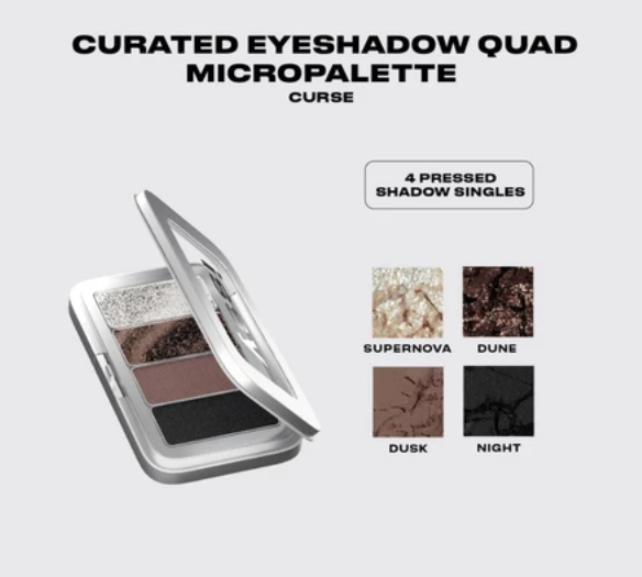 Issy Curated Eyeshadow Quad Micropalette in Curse