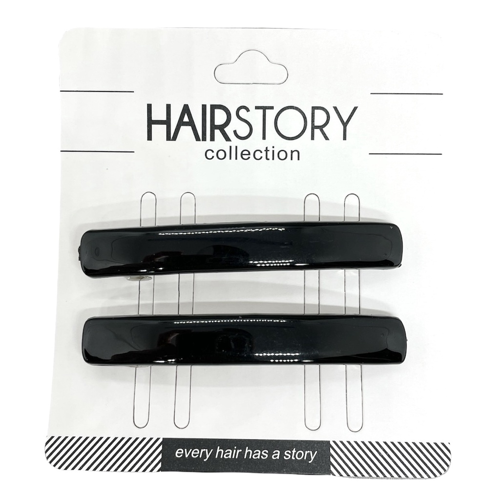 HAIRSTORY Non-Slip Mini Classic French Barrette Clip